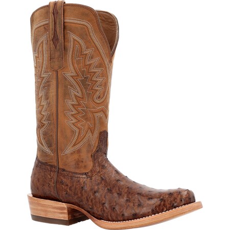 Durango Western Boot, 10 M, Leather, 13 in H, Kango Tobacco/Rust DDB0463